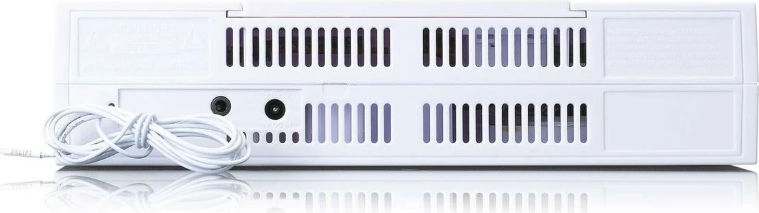 Radio z Bluetooth Lenco KCR-190, LCD zaslon, 2 zvočnika, bel