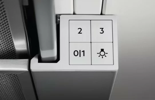 Teleskopska kuhinjska napa Electrolux LFP326S, 60 cm, 410 m³/h, 3 hitrosti, LED, siva