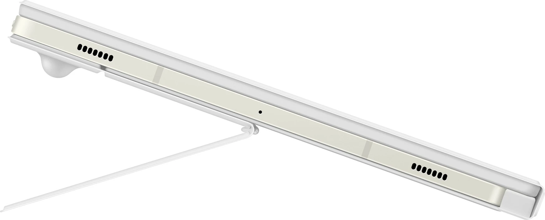 Tastaturna zaščita s tipkovnico in touchpadom za Galaxy Tab S9, Galaxy Tab S9 FE Samsung EF-DX725, bela