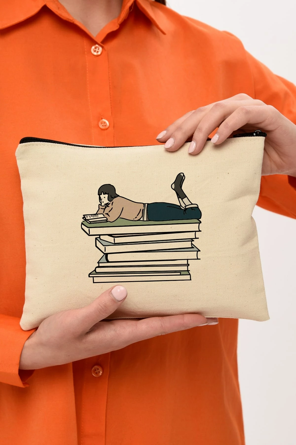 Kozmetična torbica Zoozie Bags, krem, 25 x 18 cm, 0704