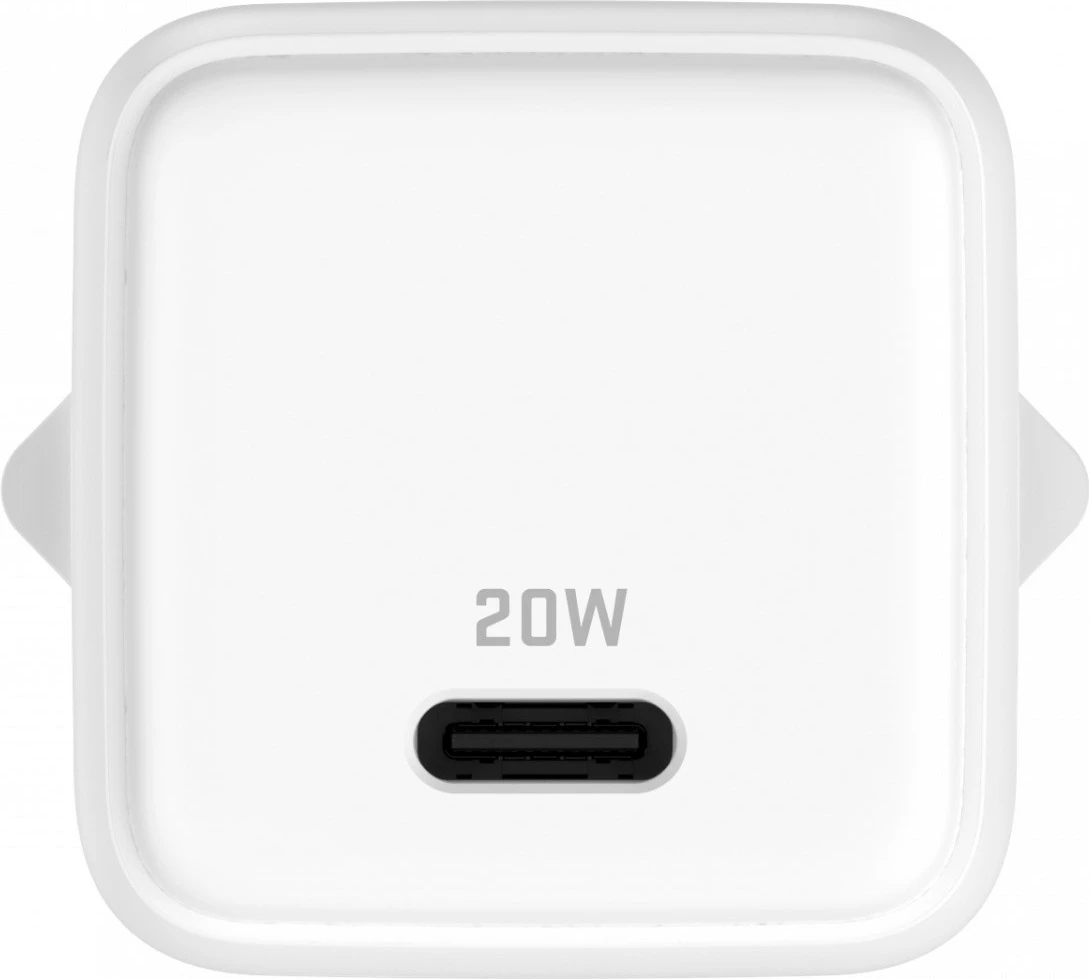 Stenski polnilnik USB Type-C 20W (3A), Power Delivery 3.0, Quick Charge 3.0, YENKEE YAC G20 VOLT, bel