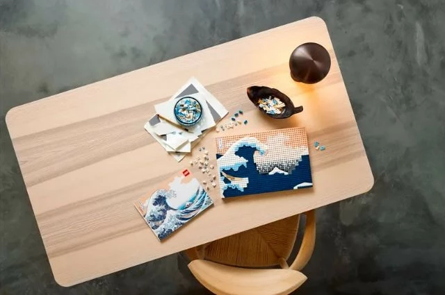 Umetniška sestavljanka The Great Wave LEGO Art 31208, 1810 delov, za odrasle