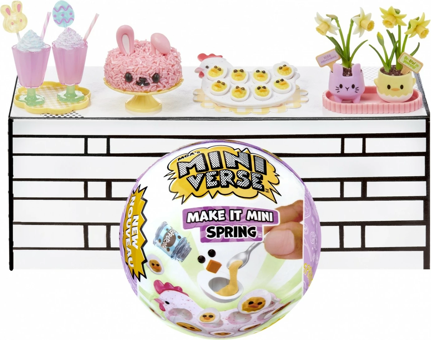 Zbirateljska figurica Make It Mini Spring, MGA Miniverse, 1 kos