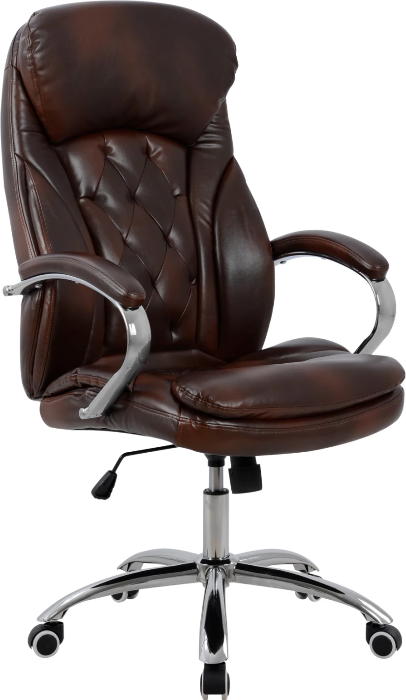 Direktorski pisarniški stol FH1099.09 rjave barve 65x73x125cm