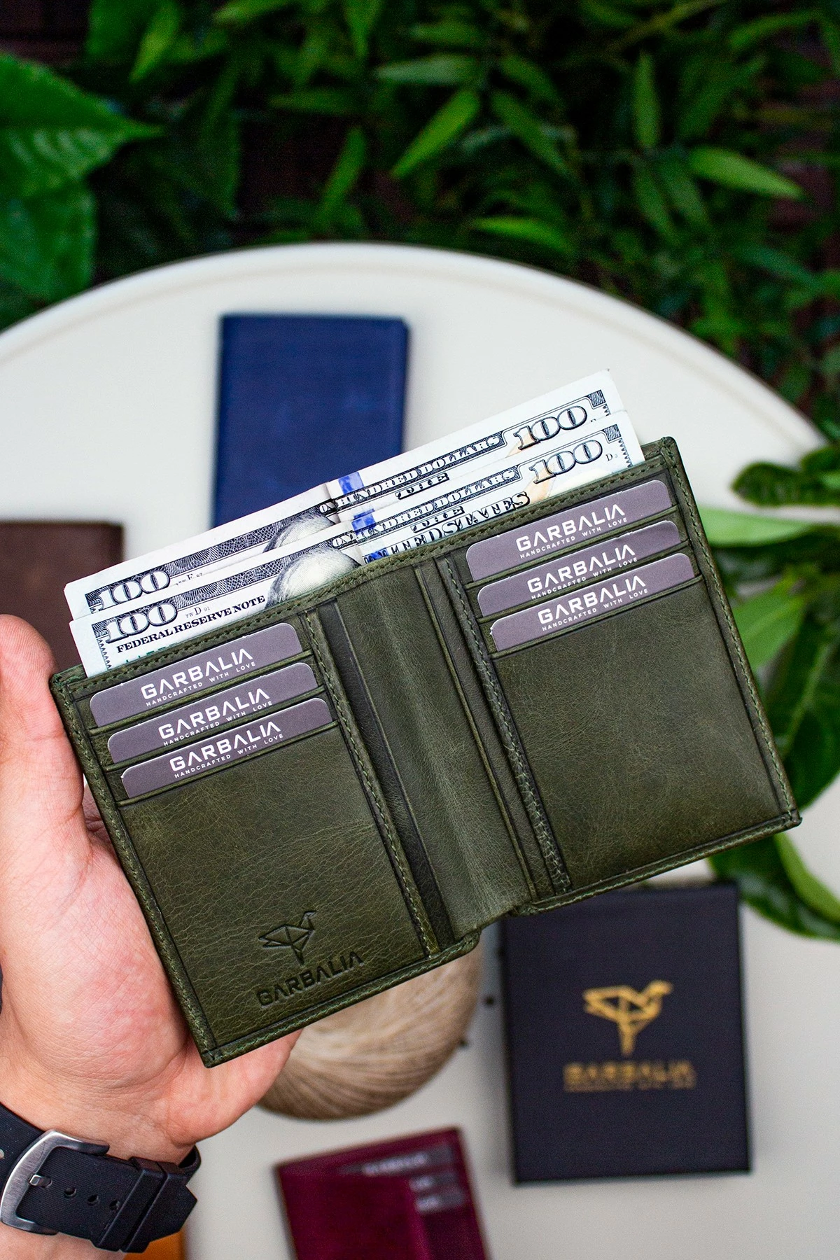 Držalo za kartice Zoozie Bags Utah, zeleno