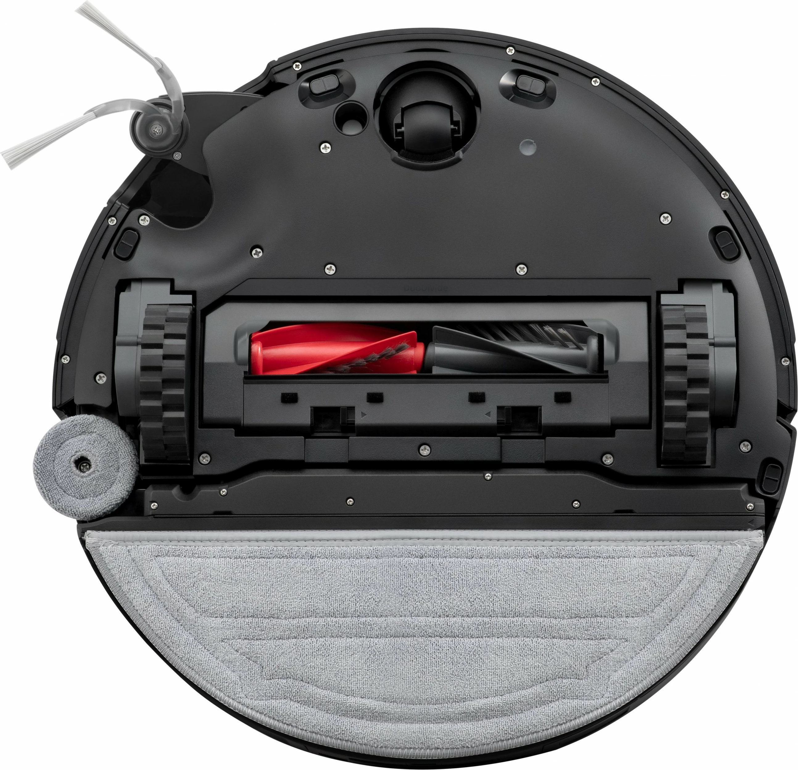 Robot sesalnik s funkcijo mokrega čiščenja Roborock Saros 10 R&D system, 6400 mAh, LiDAR, črn