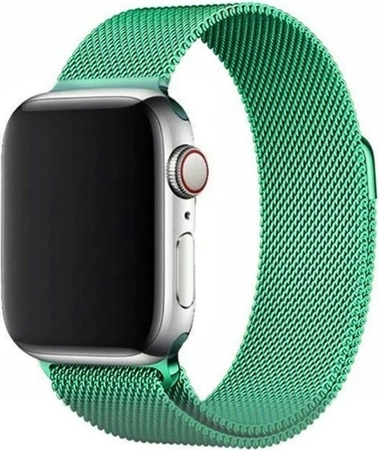 Magnetni pašček iz nerjavečega jekla Hurtel za Apple Watch 7 41mm / 9 45mm / 8 45mm / 7 45mm, mint