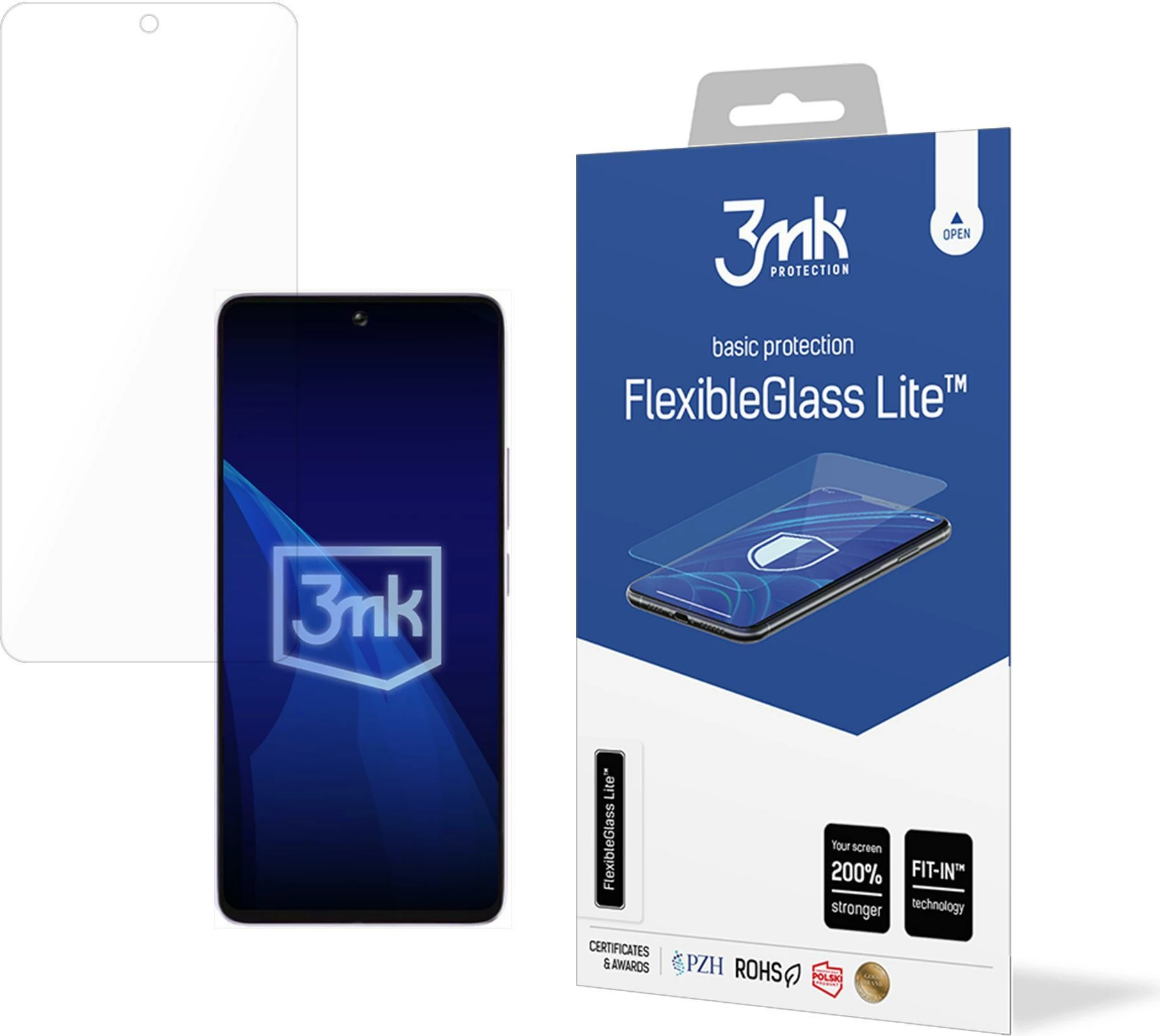 Hibridno zaščitno steklo za zaslon 3mk Protection FlexibleGlass Lite za pametni telefon Xiaomi Poco M7 Pro 5G