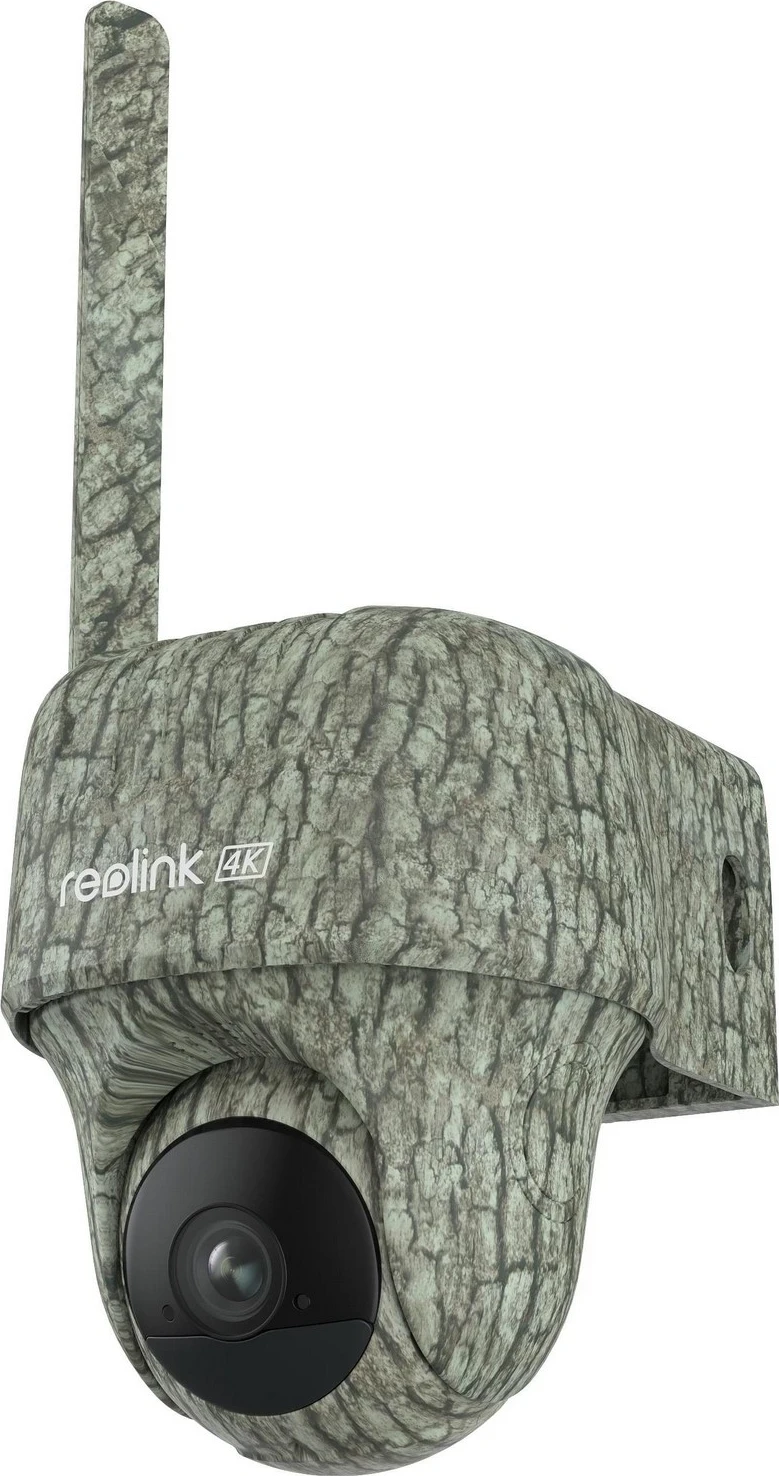 Vremensko odporna nadzorna kamera z dvostopenjskim napajanjem Reolink Go Series G450, kaki