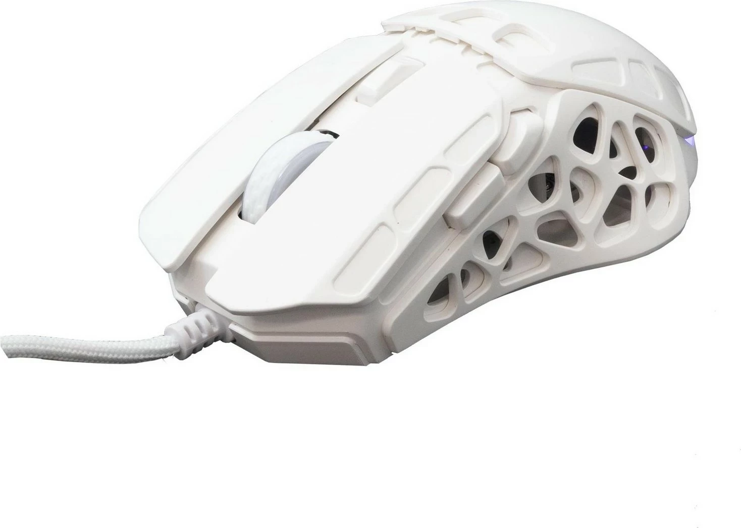 Gaming miška White Shark Ector GM-5016, 12400 DPI, RGB, bela