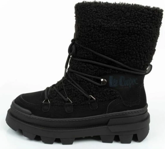 Škornji za ženske Lee Cooper, črni