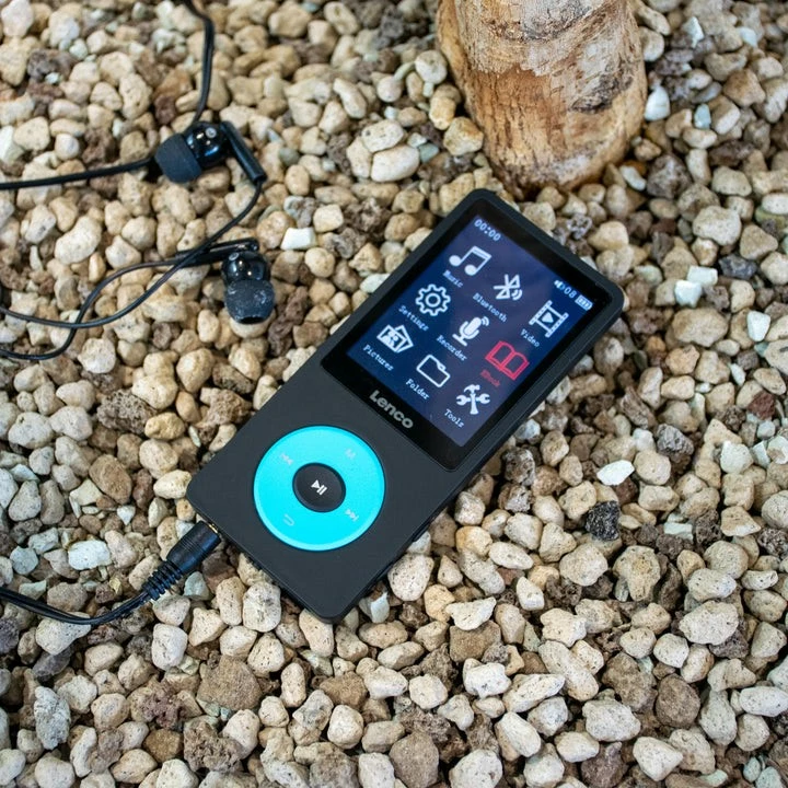 MP4 predvajalnik, 256 GB, Bluetooth, črn/moder — Lenco Xemio-860BU