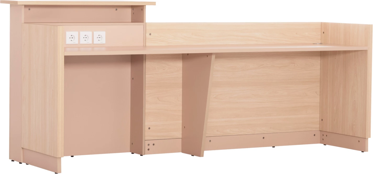 Recepcijska miza DALTON FH2068.02 melamin v sonama-beli 240x80x106H cm