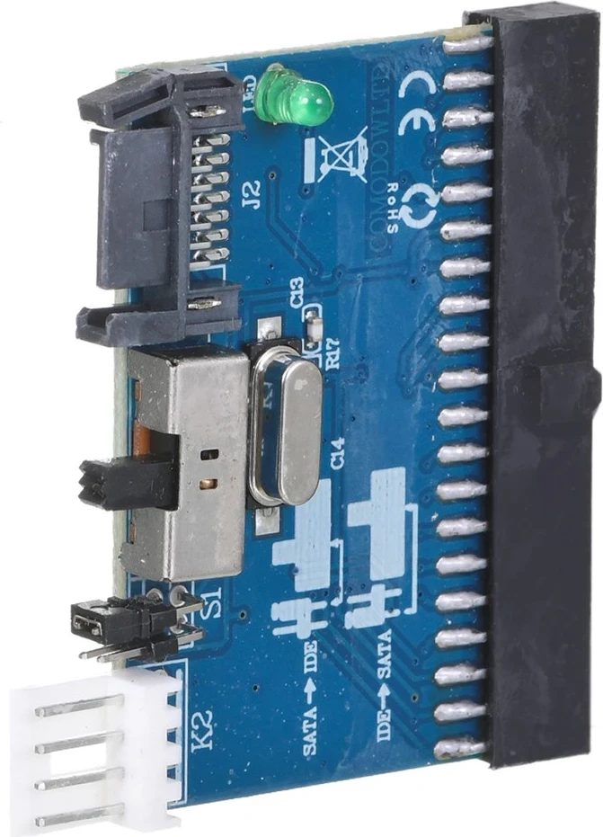 Konverter/prespajalnik kartic SATA/IDE, dvosmeren Gembird
