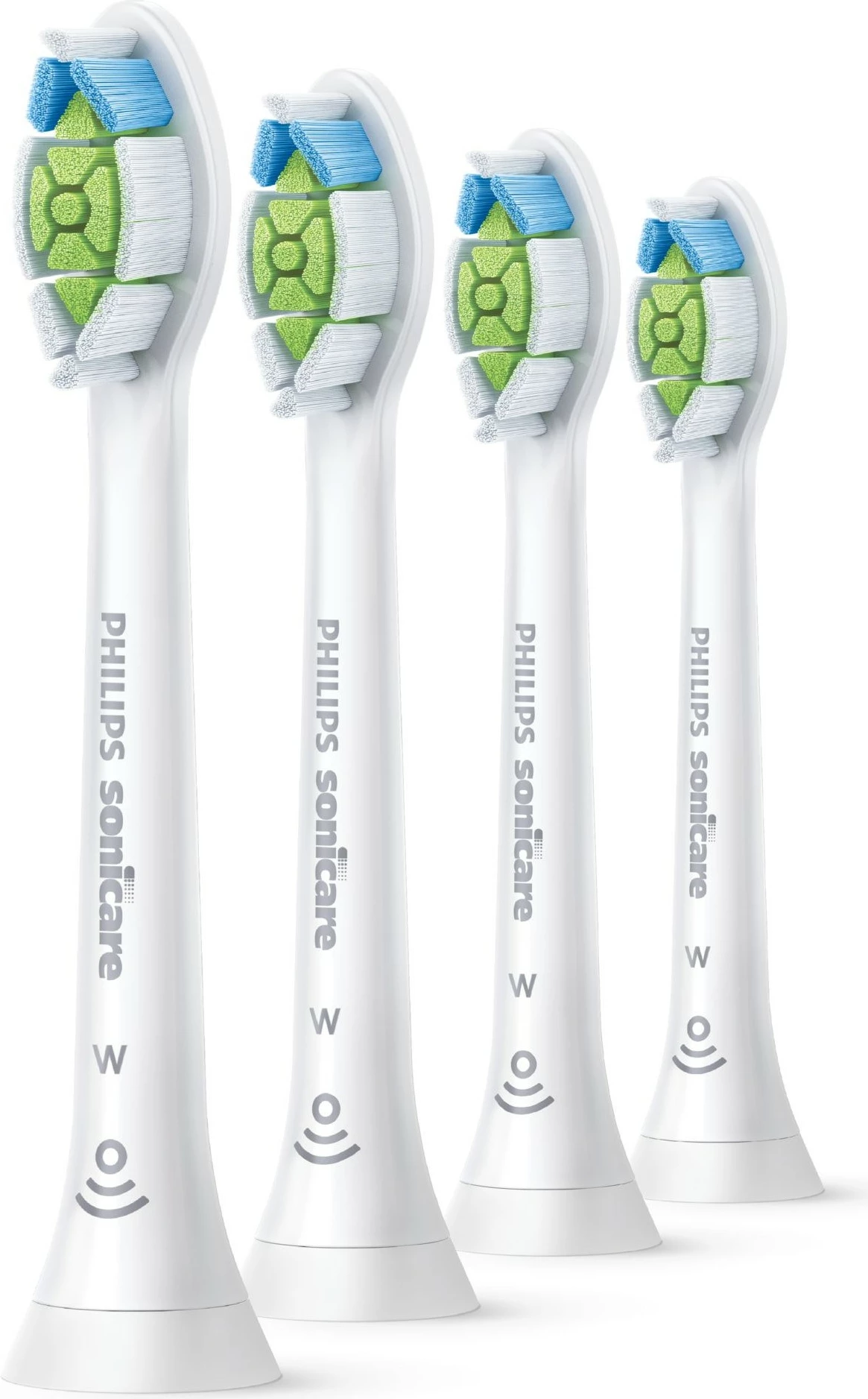 Glava zobne ščetke Philips W Optimal White HX6064/10, 4 kosi, bela, srednje