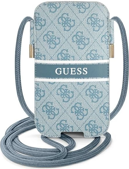 Ovitek za telefon 6,7", Guess GUPHL4GDBL, umetno usnje, moder