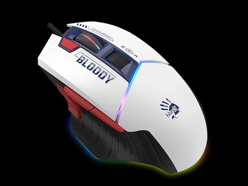 Igralni miška A4tech Bloody W95Max, USB, morska barva