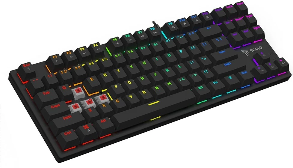 Mehanska tipkovnica Tempest x2 RGB Savio, Outemu RED