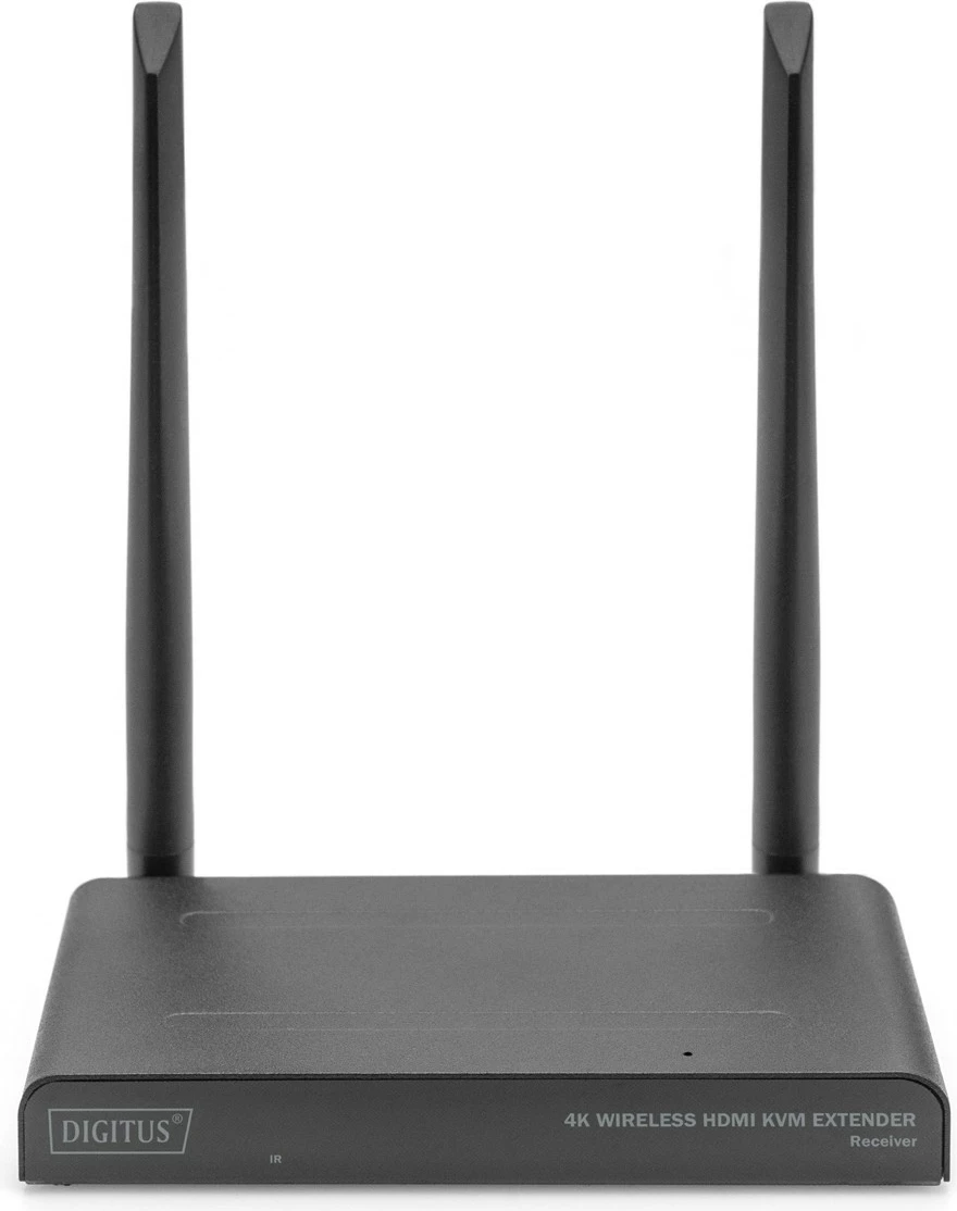 Brezžični HDMI sprejemnik Digitus DS-55328, 3840 x 2160 pik, AV sprejemnik, z žično in brezžično povezavo, črn