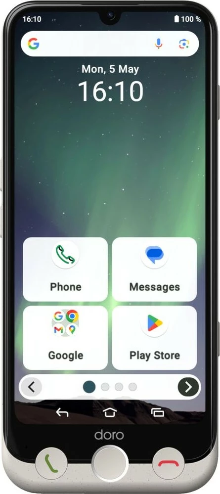 Pameten telefon Doro Aurora A30, 128 GB, bež