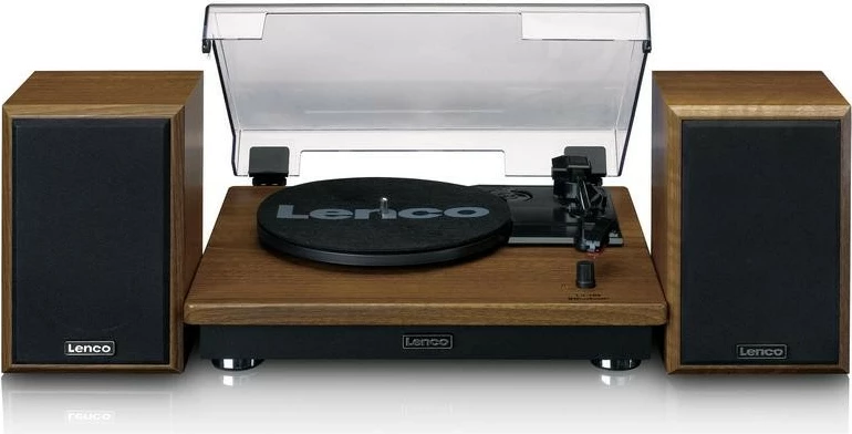 Gramofon Lenco LS-100WD, Bluetooth, 2 zvočnika, les