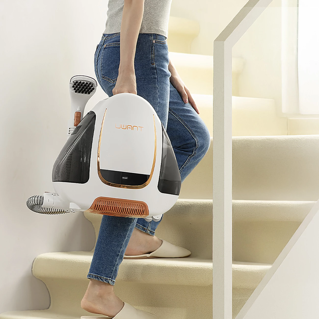 Potrosni sesalnik z mokrim čiščenjem UWANT B100-S, 12000Pa, 450W, bel