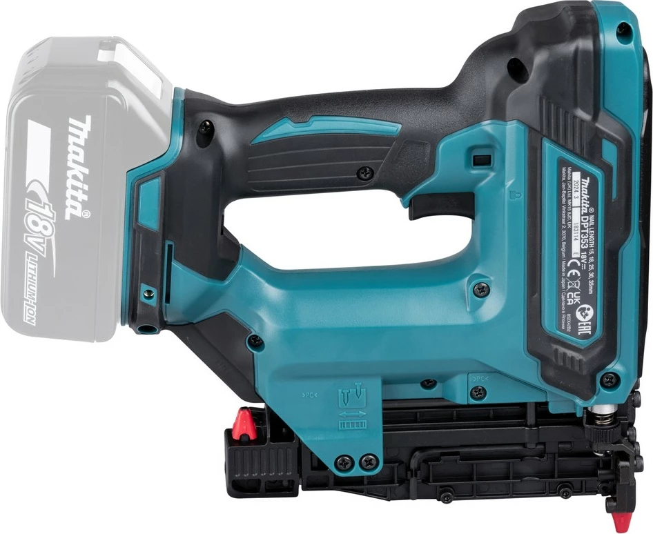 Pištola za žeblje Makita DPT353Z, 18 V, brez baterije
