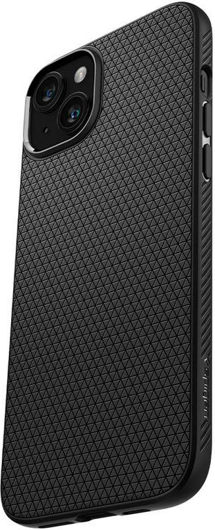 Zaščitni ovitek Liquid Air za iPhone 15 Plus, Spigen, mat črn