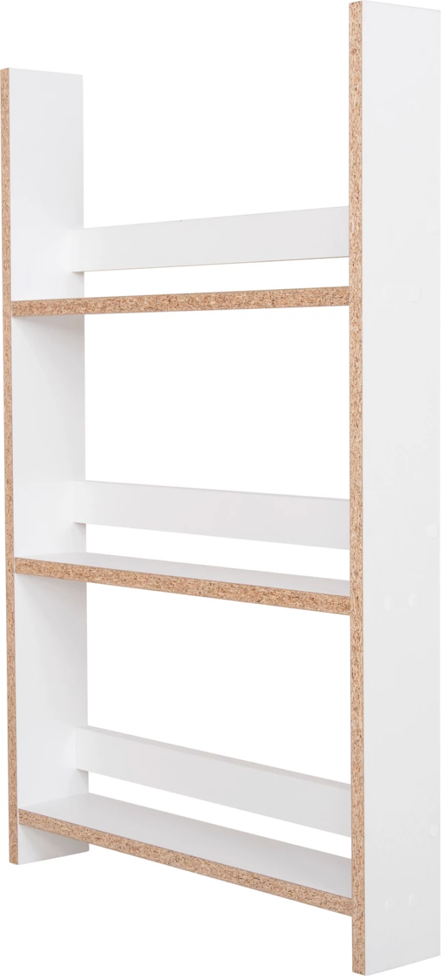 Stenske police SANI FH18223.01 melamin v beli barvi 60x10x90H cm (3 police)