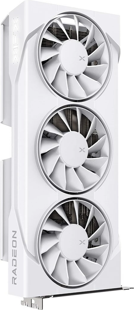 Grafična kartica XFX SWIFT RX 9060XT OC, 16 GB, 3 ventilatorji, bela