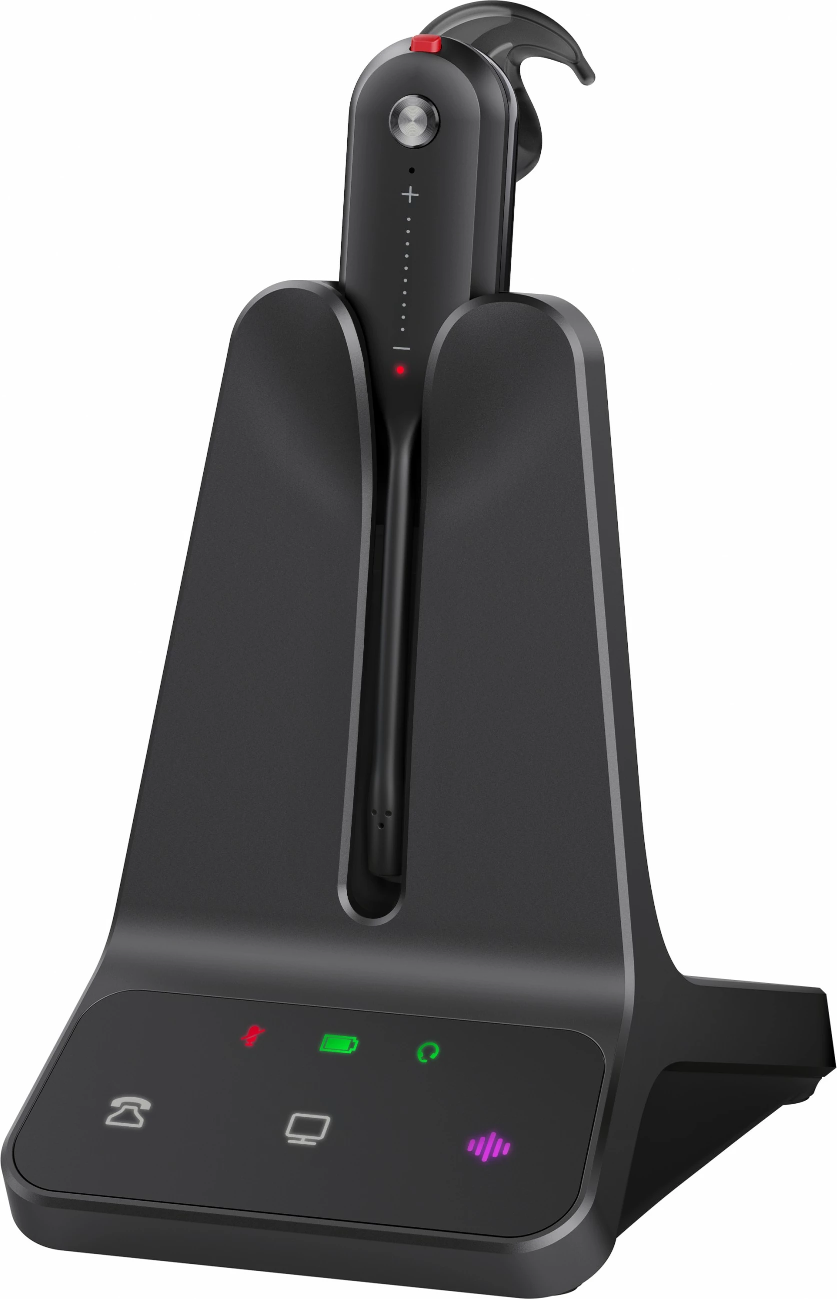 Brezžične slušalke z mikrofonom Yealink WH63 E2 UC, kontrola na ušesu, črno