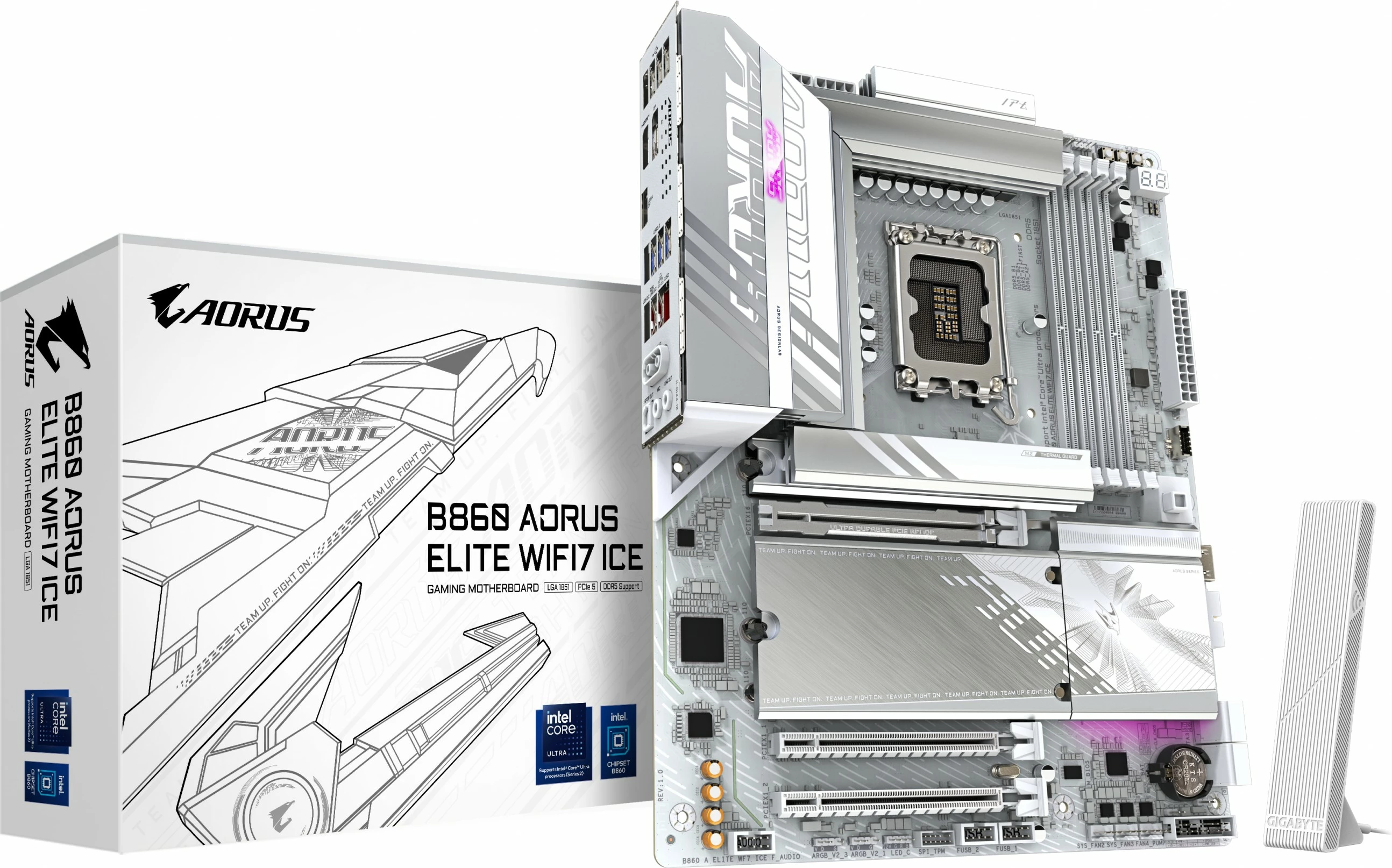 Plošča ame Gigabyte B860 A ELITE WF7 ICE