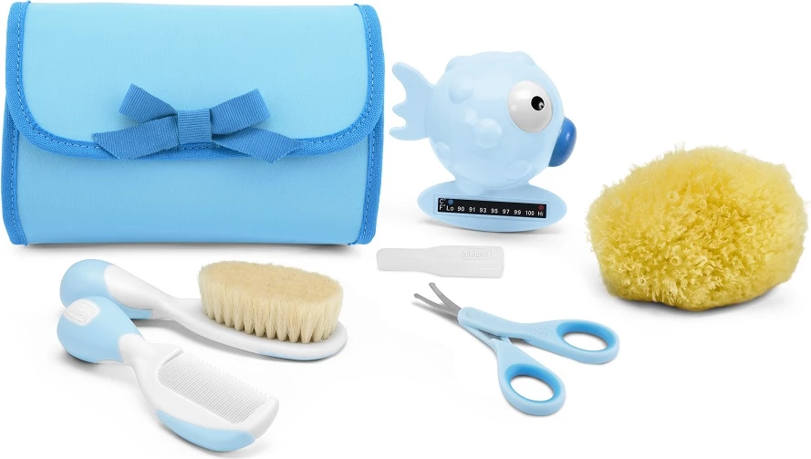 Set za higieno in kopanje za otroke My First Beauty, Chicco, 6 kosov, modra