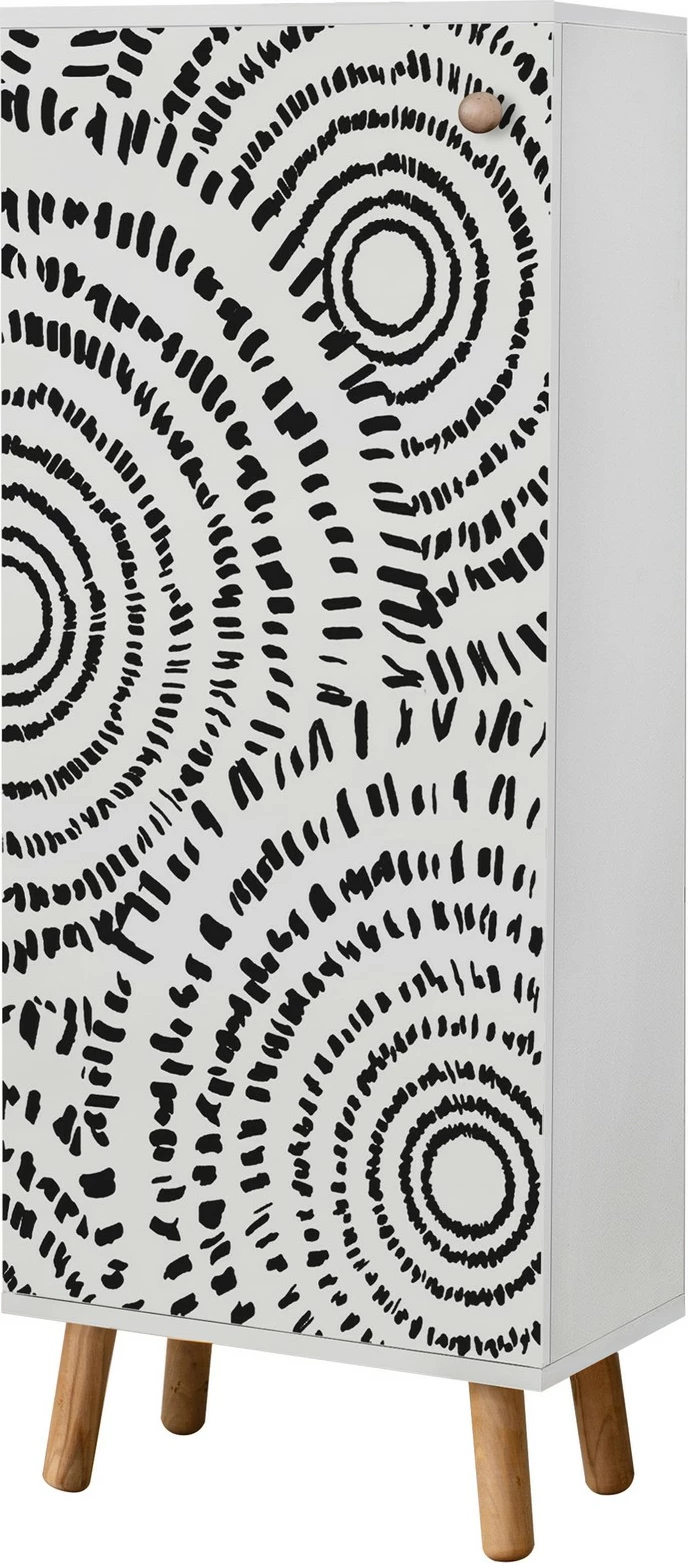 Omara za čevlje Hanah Home, Vegas - B 946, bela, 50x135x38 cm