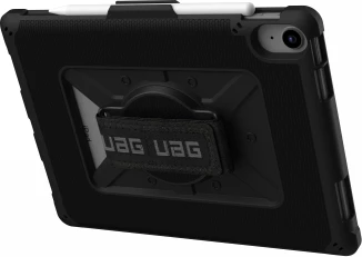 Zaščitni ovitek za iPad 10,9" (10. gen), z držalom za Apple Pencil in trakom za dlan, črn, UAG Metropolis