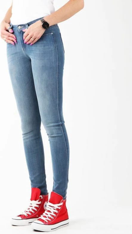 Ozke ženske kavbojke Wrangler, modre