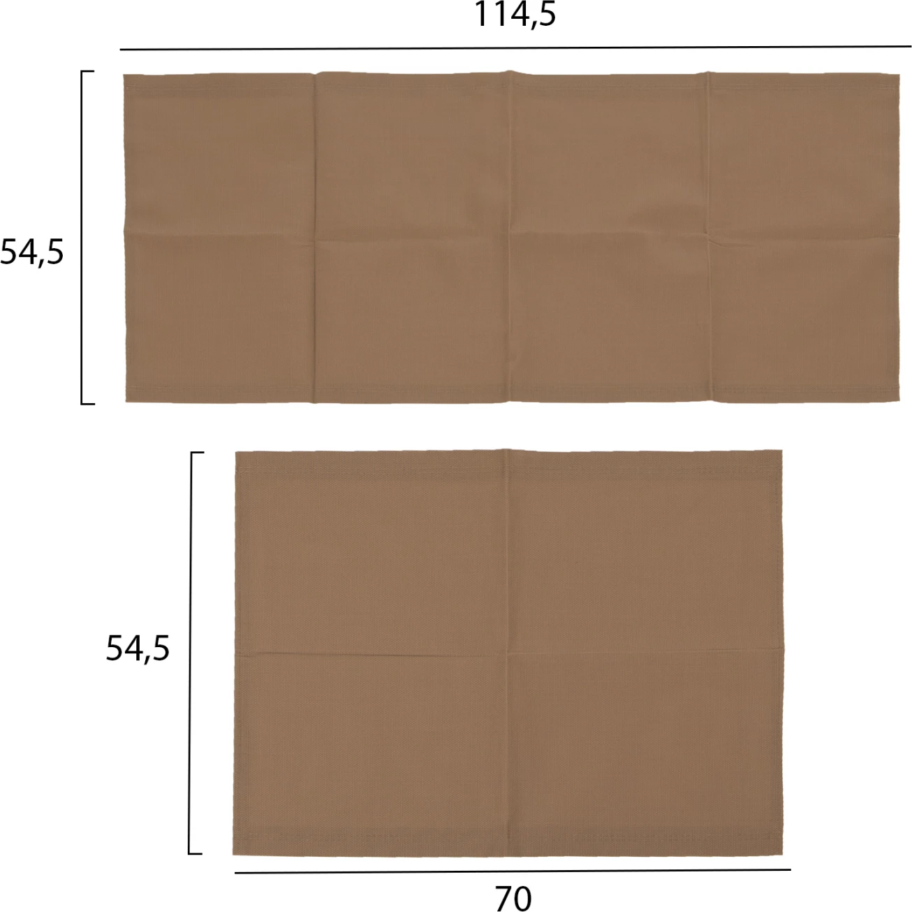 Nadomestna tkanina Textilene FH5887.04 za ležalnike Aigaio v barvi moka