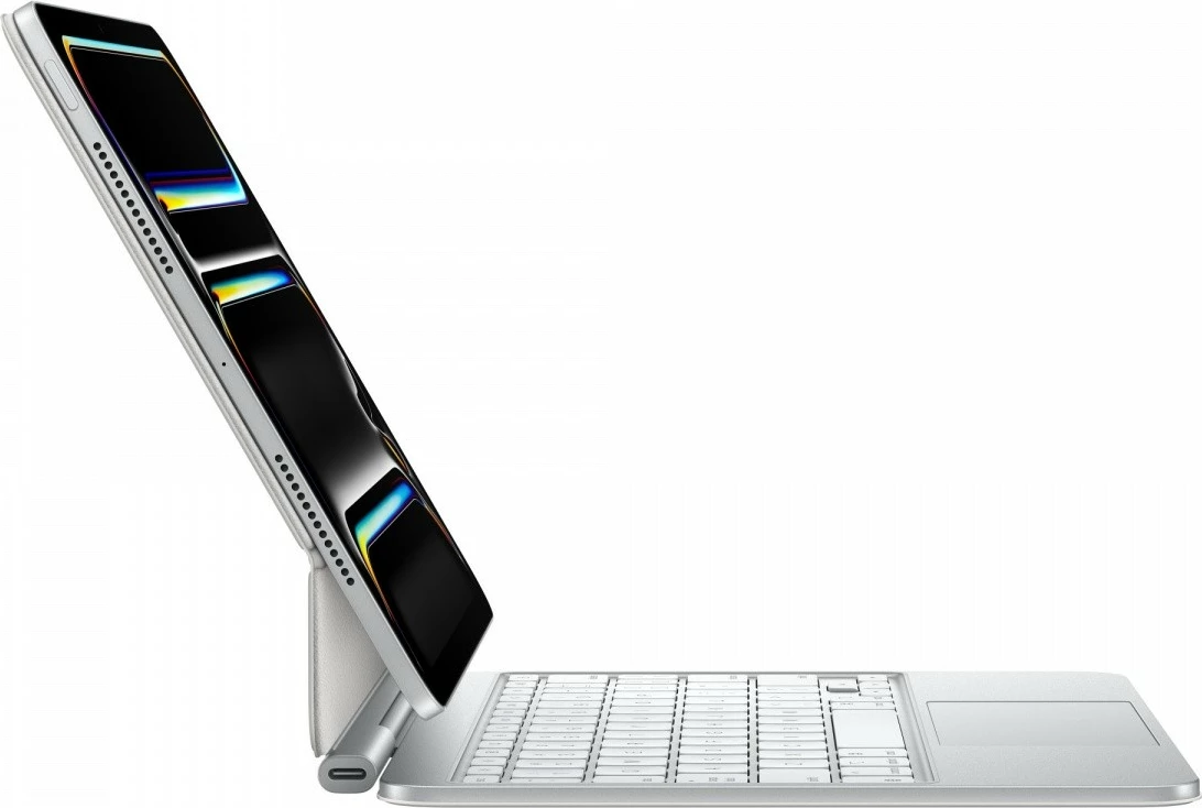 Tipkovnica Magic Keyboard za iPad Pro 11-palčni (M4), Apple, angleščina (ZDA), bela