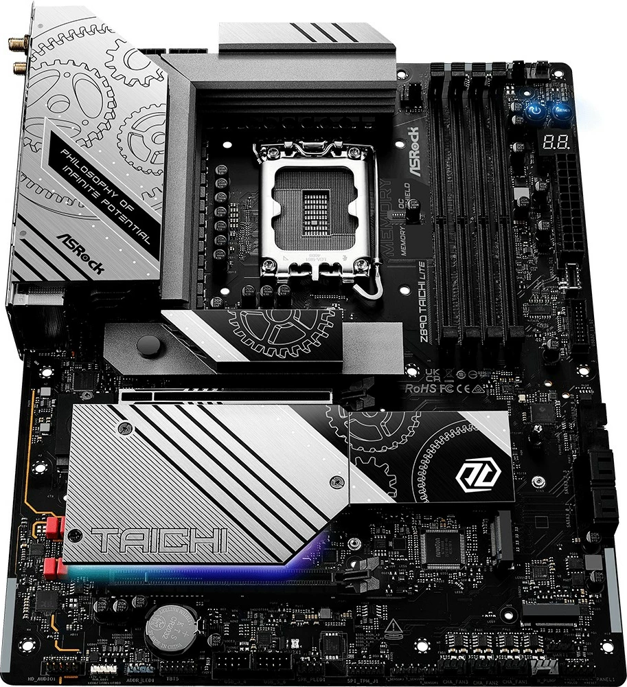 Matična plošča ASRock Z890 Taichi Lite, Intel, LGA 1851, DDR5, 256 GB