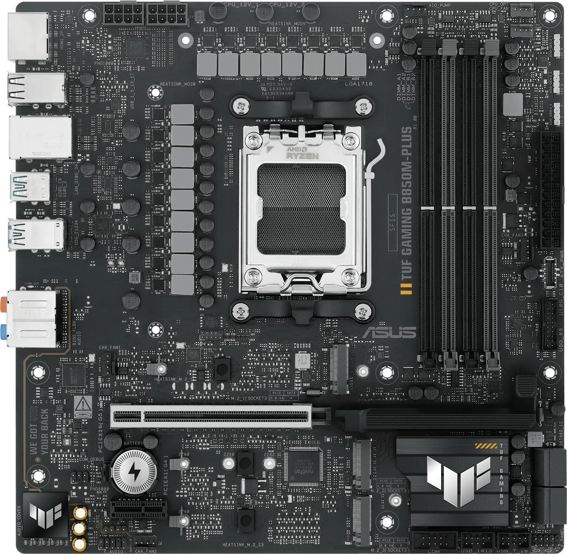 Matična plošča ASUS TUF B850M-PLUS, Socket AM5, micro ATX