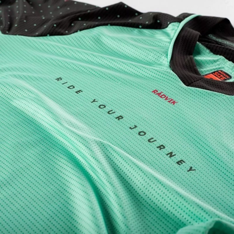 Kolesarska majica Radvik, zelena