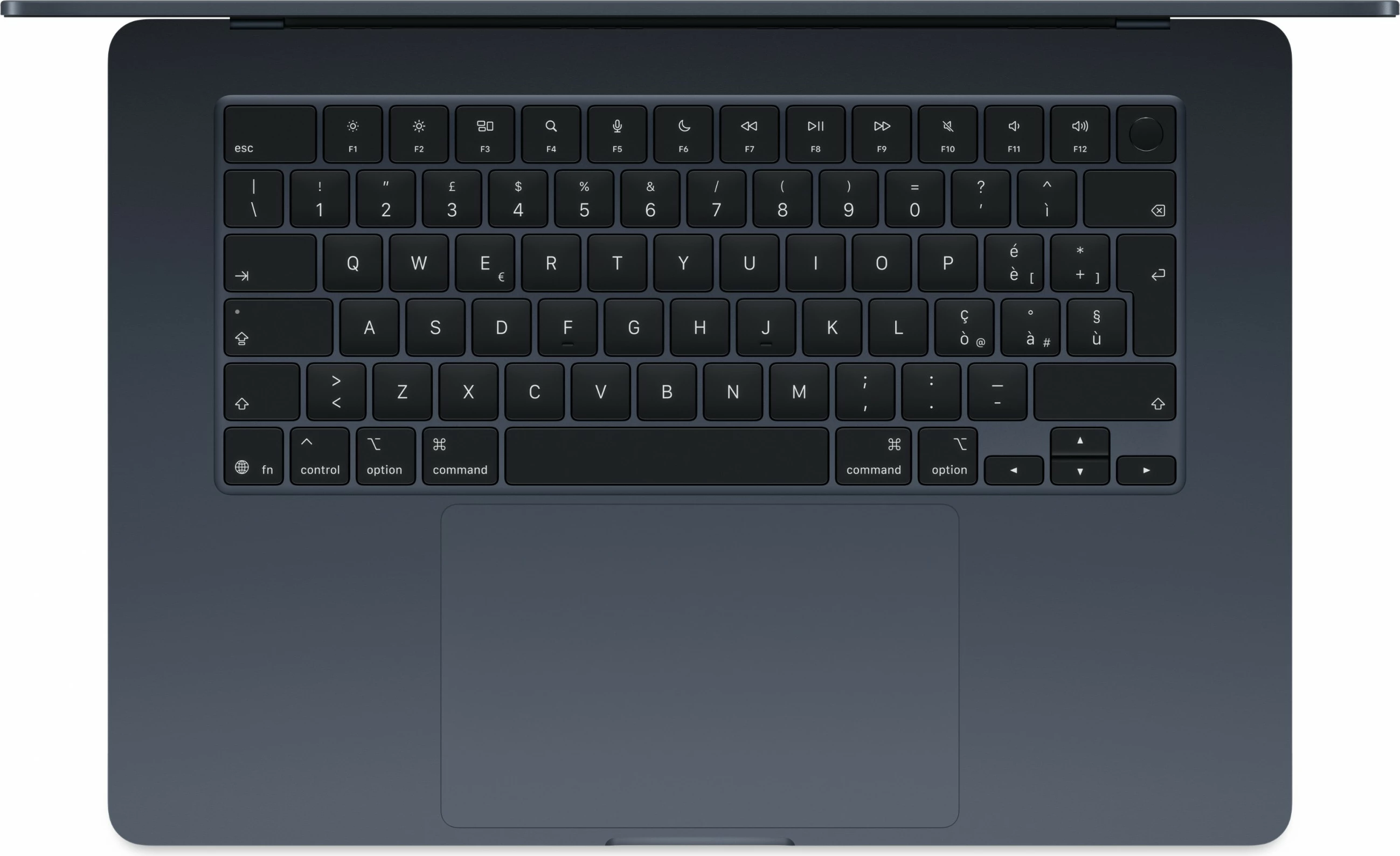 Prenosnik 15,3" Liquid Retina, Apple MacBook Air M4 10-jedrni, 16 GB, 512 GB SSD, 10-jedrni GPU, Midnight (tipkovnica QWERTZ nemška)