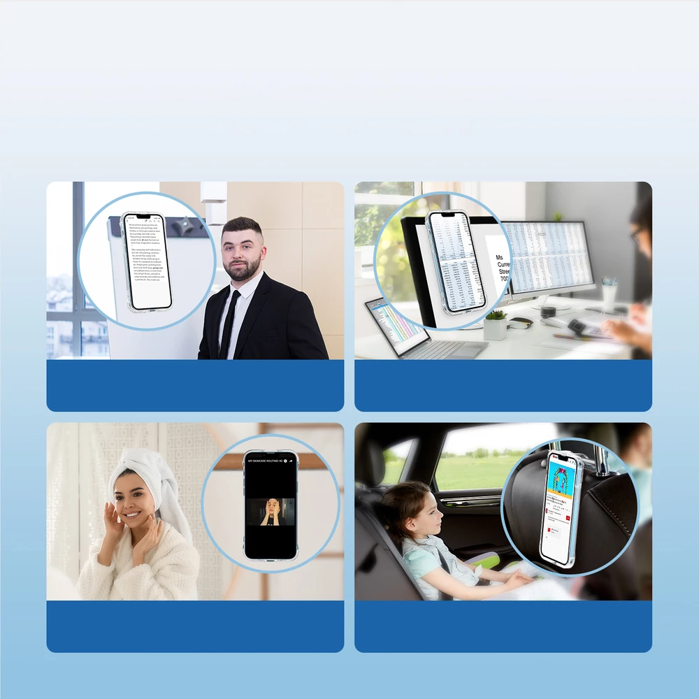 Prozoren ovitek za iPhone 14, Joyroom Defender Series JR-14H1, s držalom