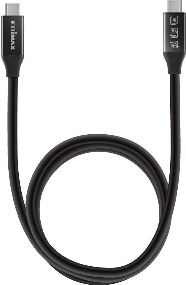 Kabel Thunderbolt 3, 200 cm, črn, Edimax UC4-020TP