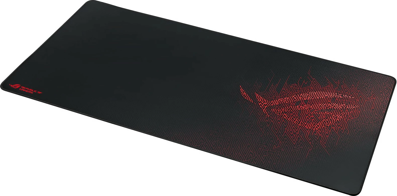 Velik gaming podložek za miško, ASUS ROG Sheath, črn, rdeč, 900 x 440 mm