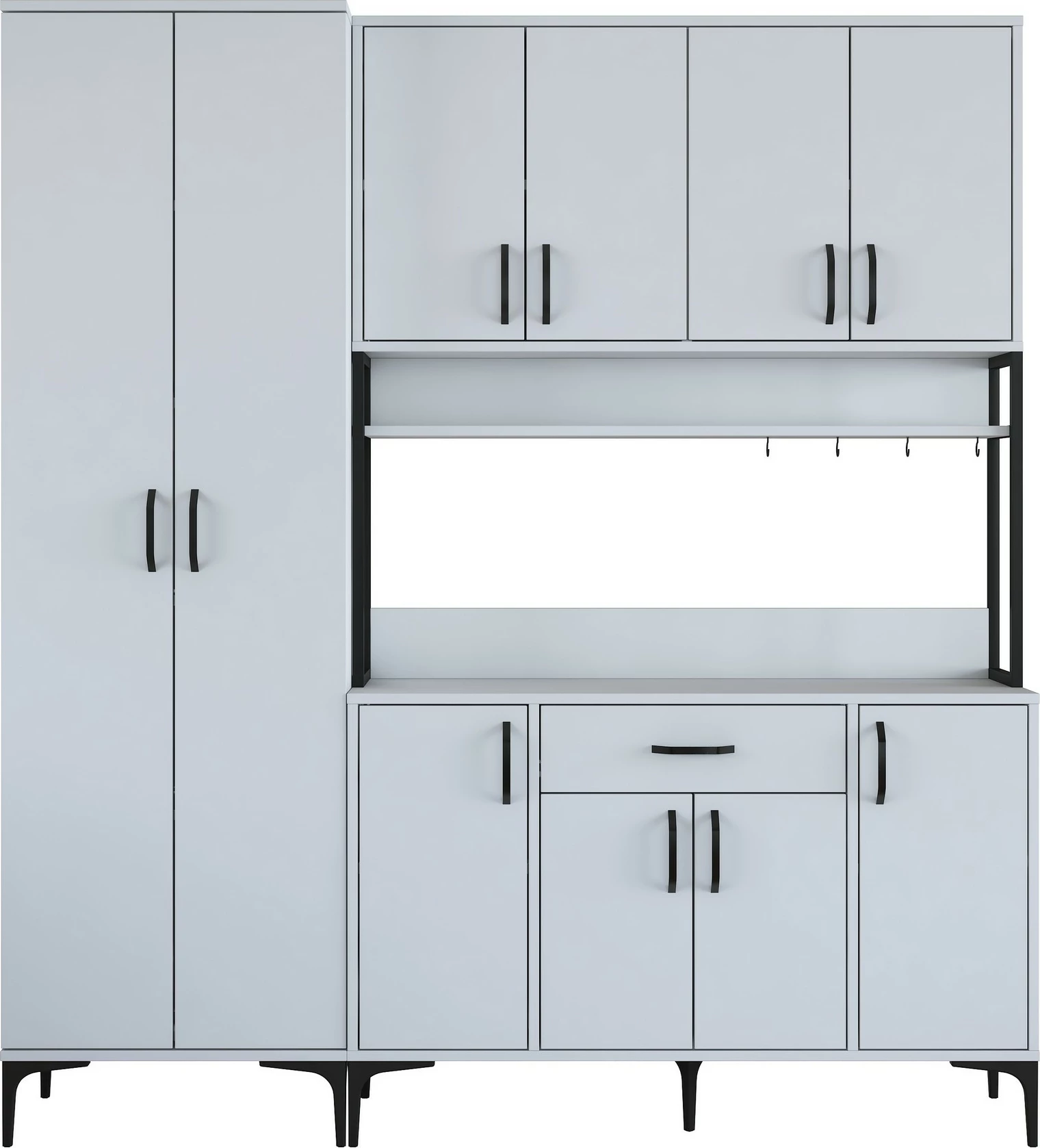 Multifunkcijski omarica Hanah Home JE133 - 3054, bela