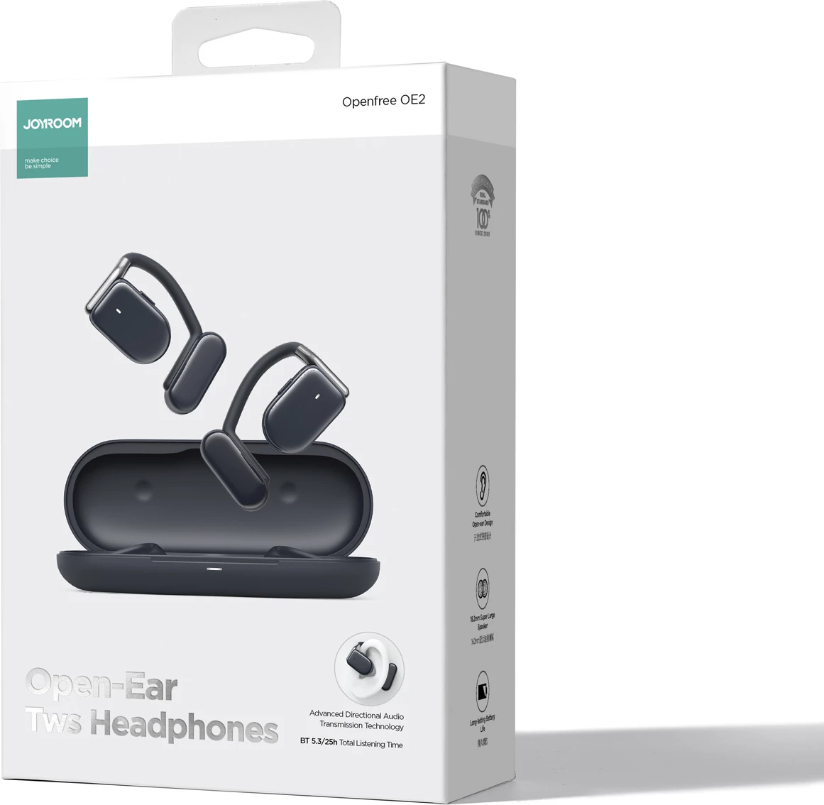 Brezžične slušalke z držalom za uho, Joyroom Openfree JR-OE2 TWS, Bluetooth 5.3, temno modre