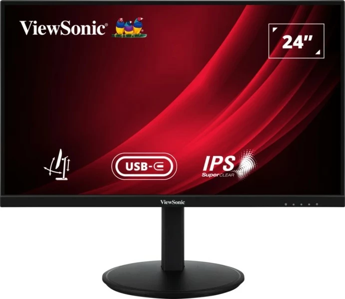 Monitor 23,8" Full HD LED, črn Viewsonic VG2409-MHDU-2