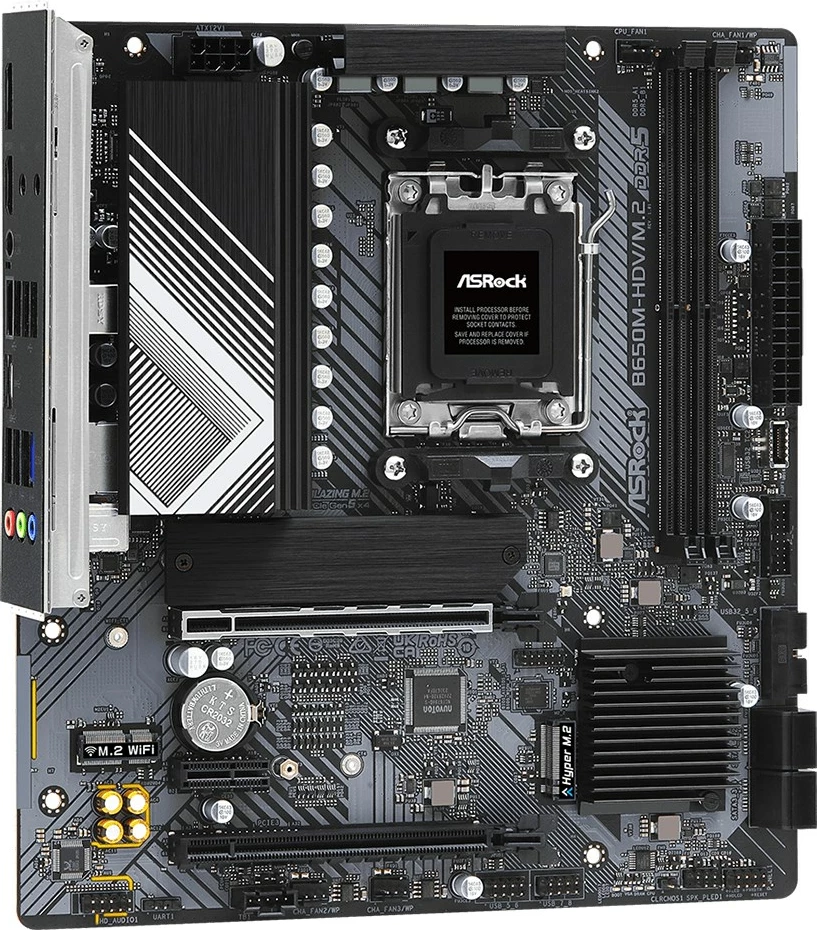 Plošča za matično ploščo Asrock B650M-HDV/M.2, Socket AM5, micro ATX
