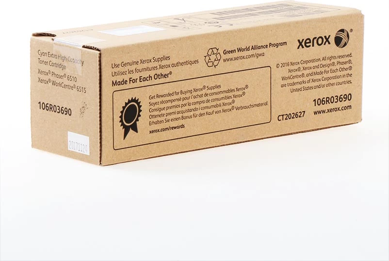 Toner kartuša XXL, zmogljivost 4300 strani, cijan — Xerox 106R03690